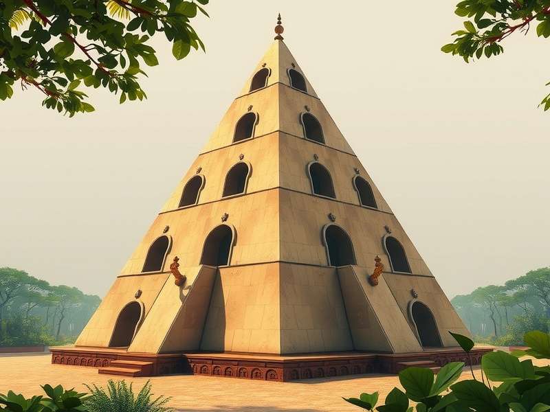 Pyramid Solitaire Set Up Diagram