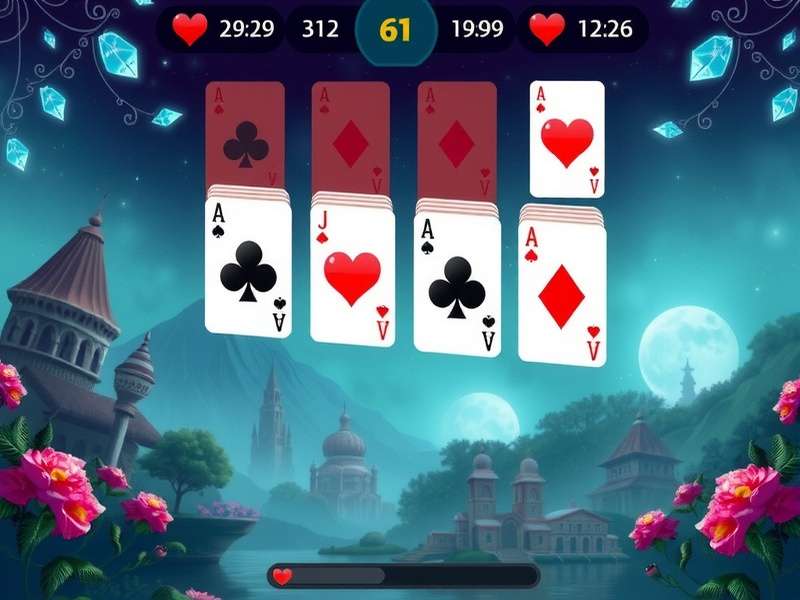 सॉलिटेयर ब्लिस 4 सूट्स गेमप्ले स्क्रीनशॉट
