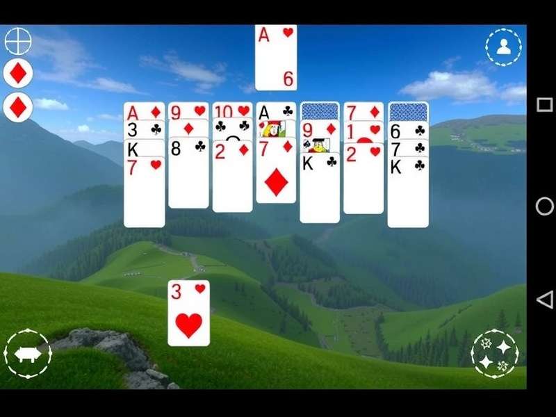 Professional strategy setup for Solitaire 2 Suits Spider with cards arranged