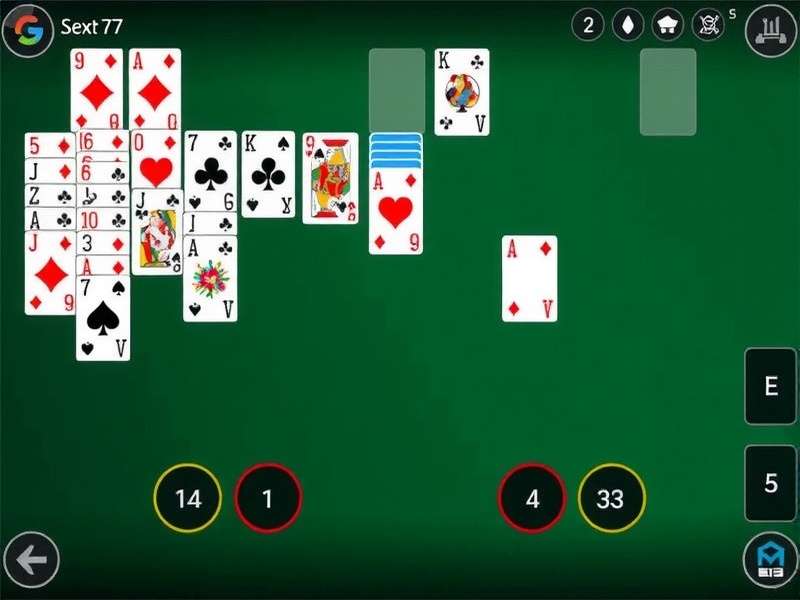 Solitaire Games collection displayed on a wooden table with cards spread in a fan pattern