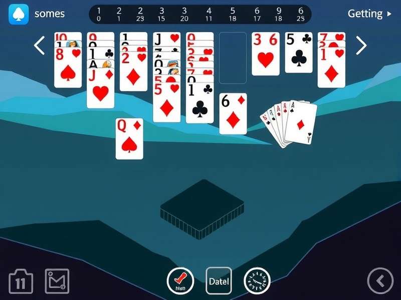 Solitaire Karaoke — Indian solitaire music fusion game interface showing cards and a microphone