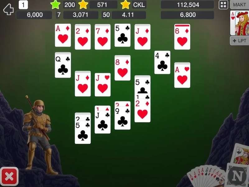 Solitaire Clash – Competitive solitaire gameplay scene with Indian card game aesthetic