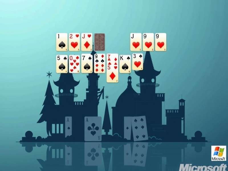 Microsoft Solitaire evolution timeline from Windows 3.0 to modern cloud version