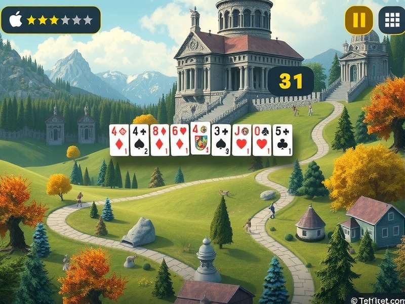 Solitaire variants comparison: Klondike, Spider, FreeCell, Pyramid, TriPeaks
