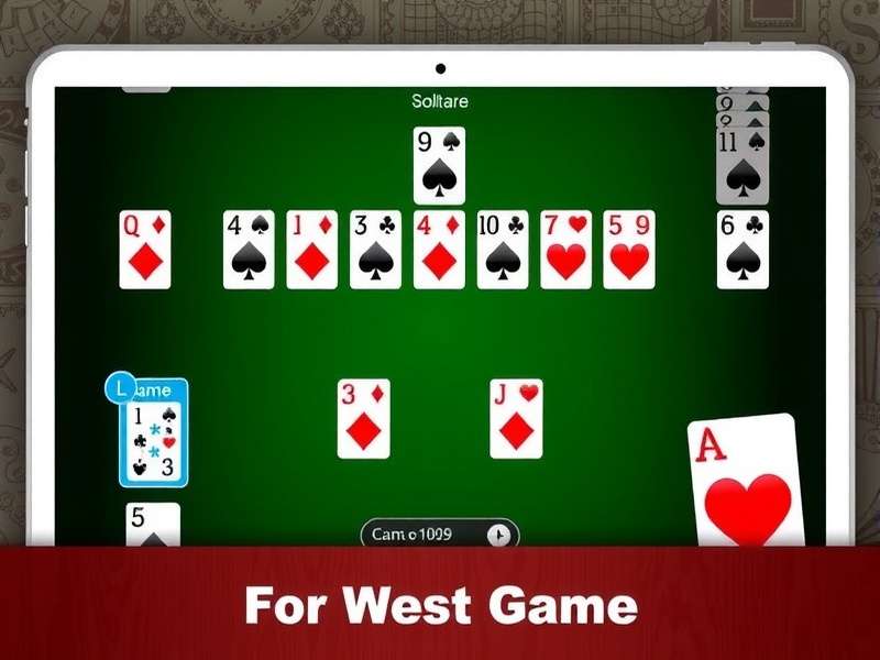 Solitaire For Free — Classic green felt layout with playing cards spread in pyramid formation