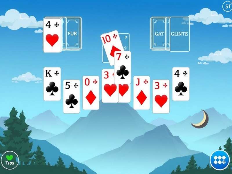 Solitaired Freecell card layout with traditional Indian tapestry background